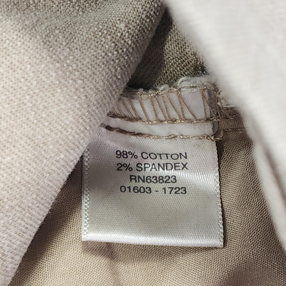Vintage Christopher & Banks Jeans Womens 6 Beige Mid Rise Straight Leg Stretch - Picture 10 of 16